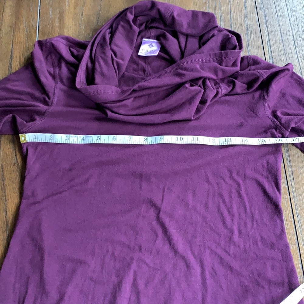 NUX Los Angeles Made in USA Oversize Cowl Neck/Hood Athletic Top - Picture 7 of 10